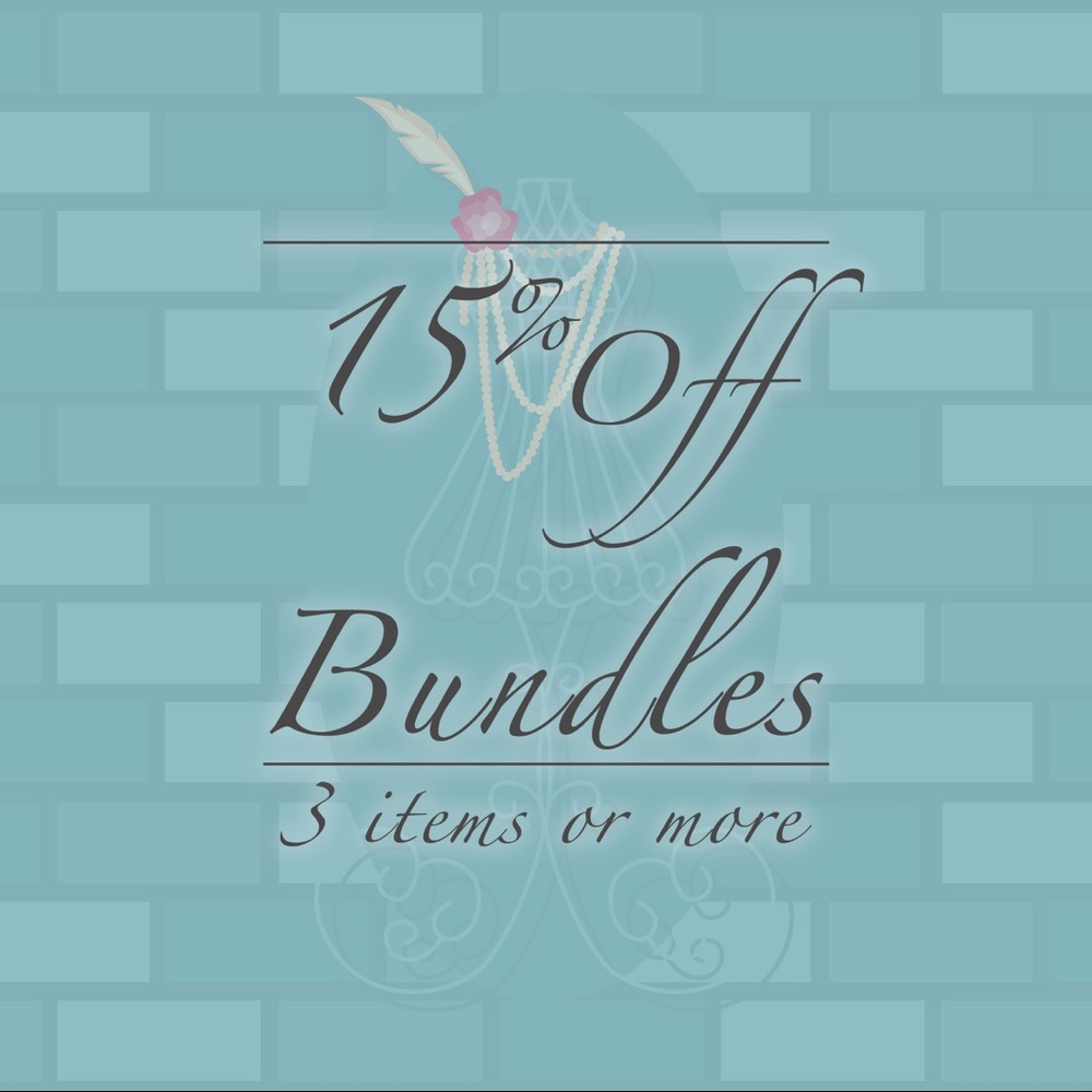 15% Off Bundles of 3 items or more!